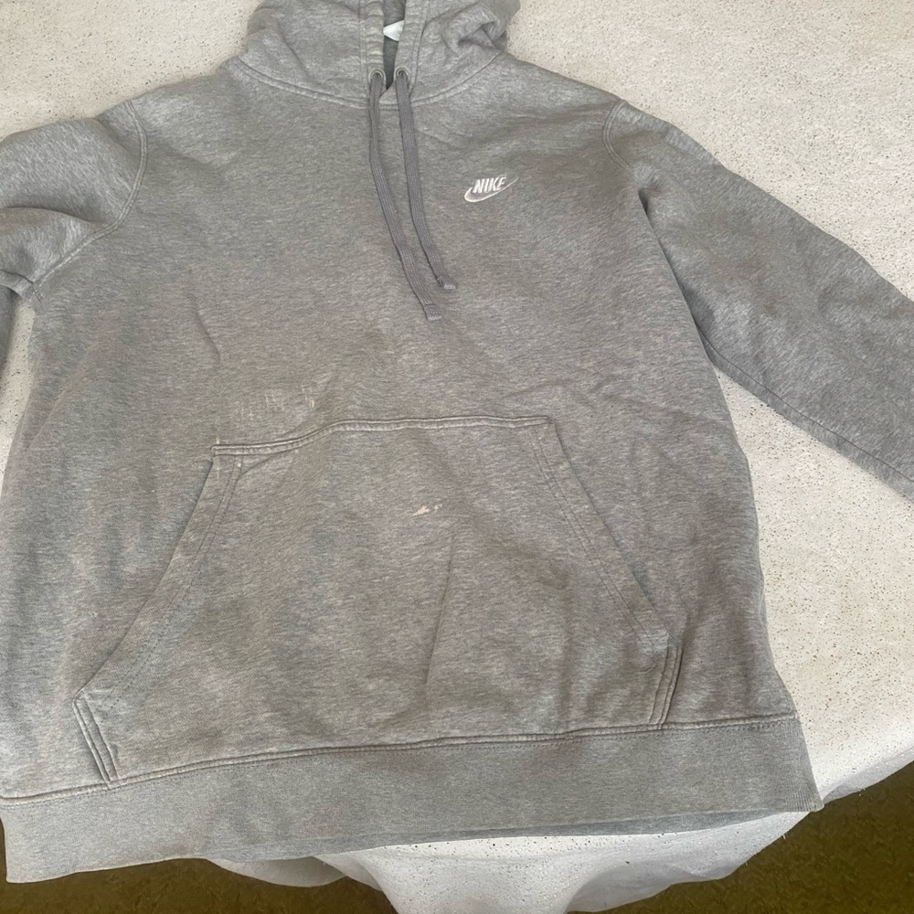 Nike Heather Gray Pullover Hoodie